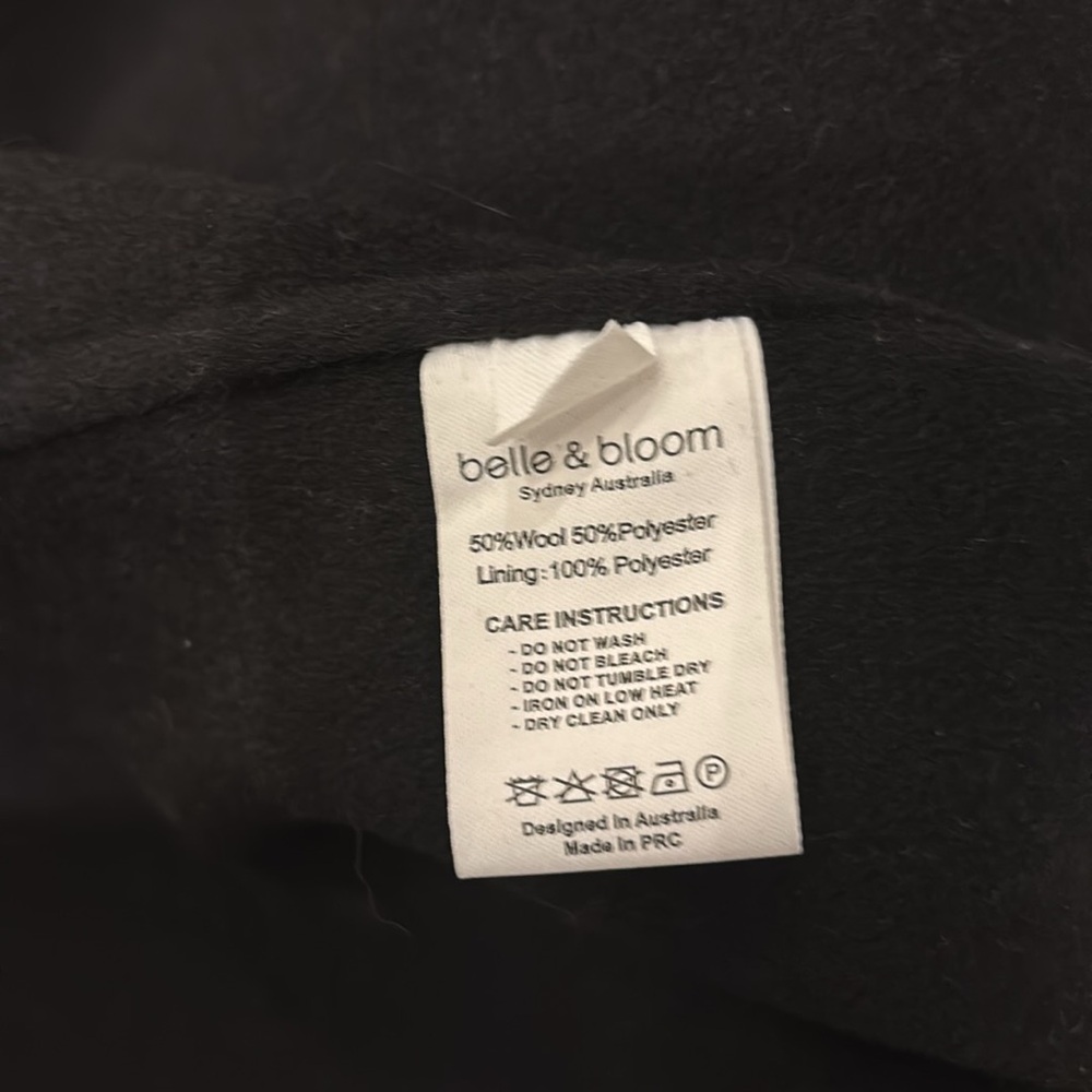 Belle & Bloom Wool Blend Oversized Coat - Picture 9 of 9